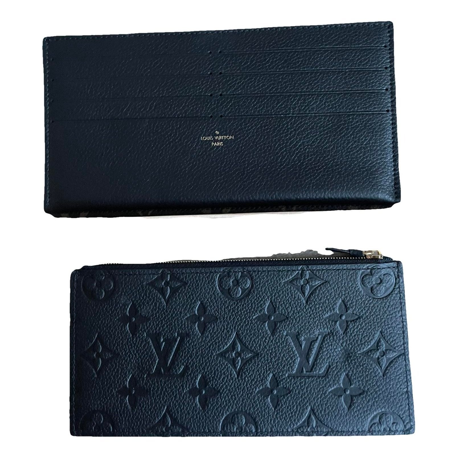 Leather clutch bag
