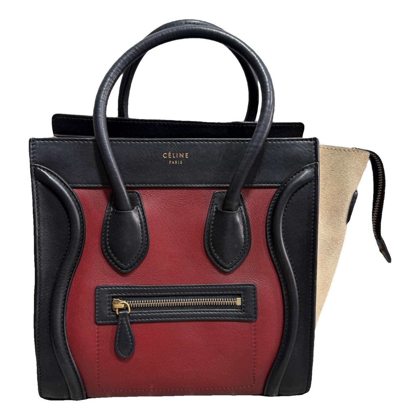 Luggage leather handbag