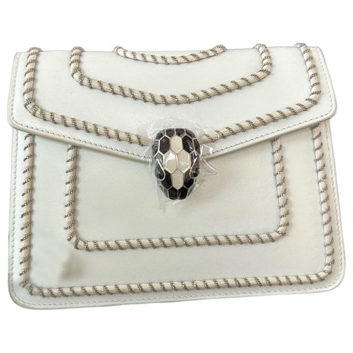 Serpenti leather handbag