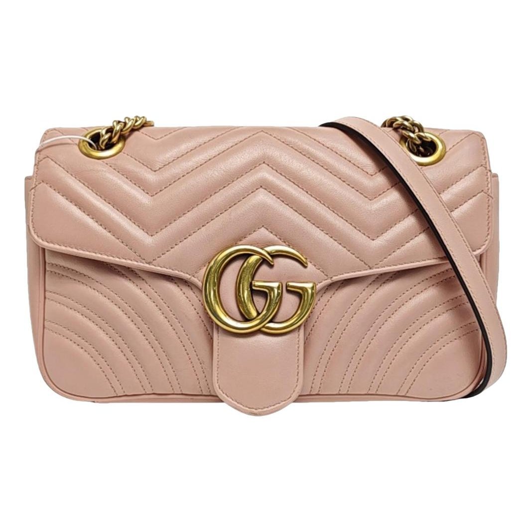 GG Marmont Flap leather handbag