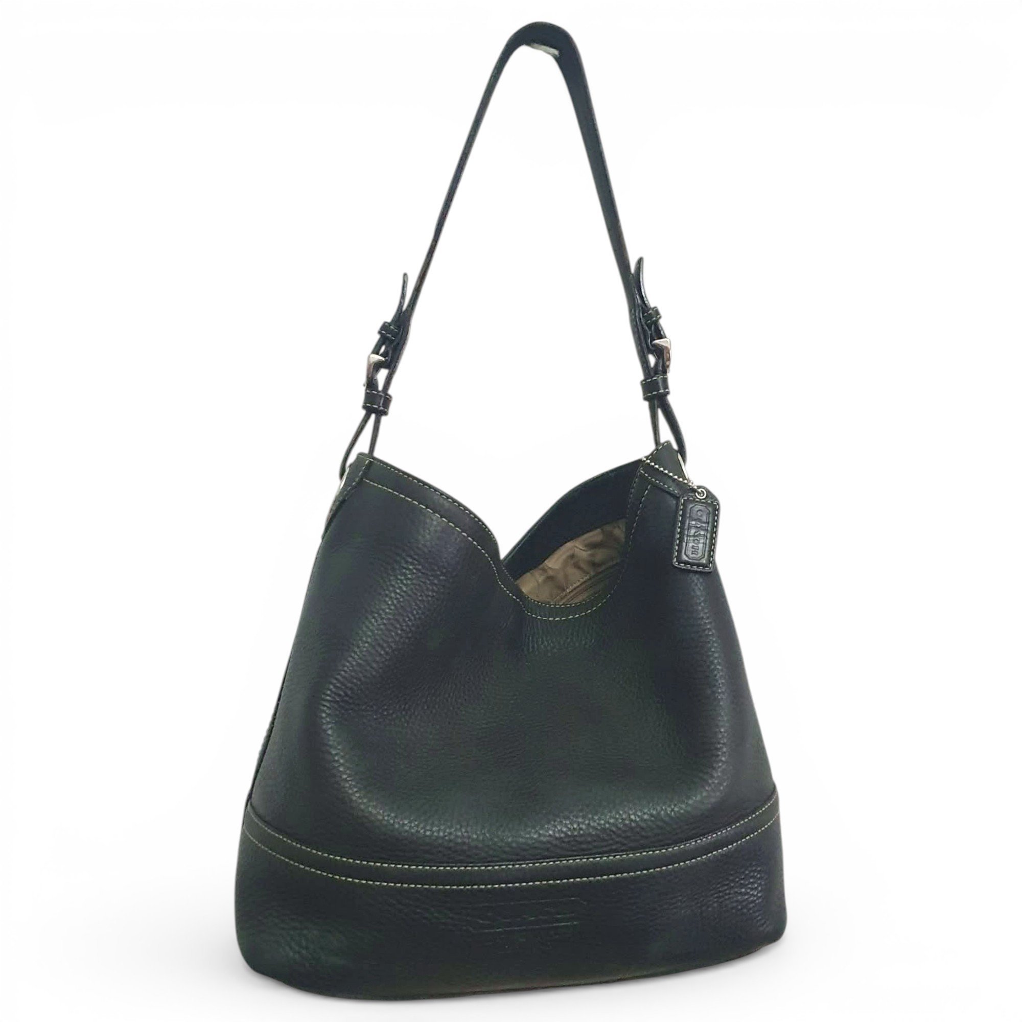 Signature Sufflette leather bag