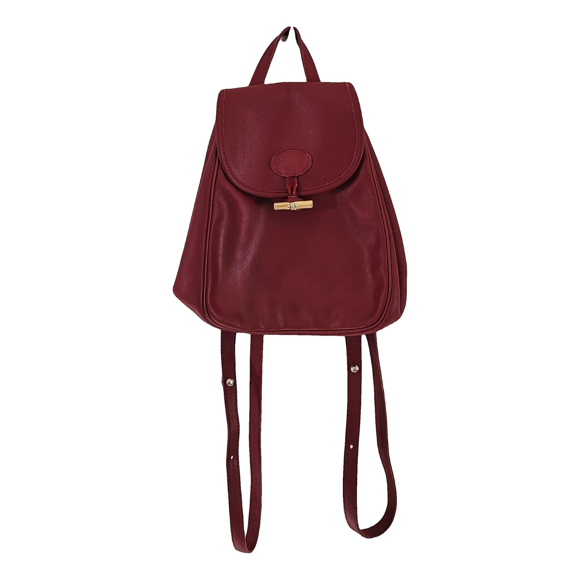Leather backpack