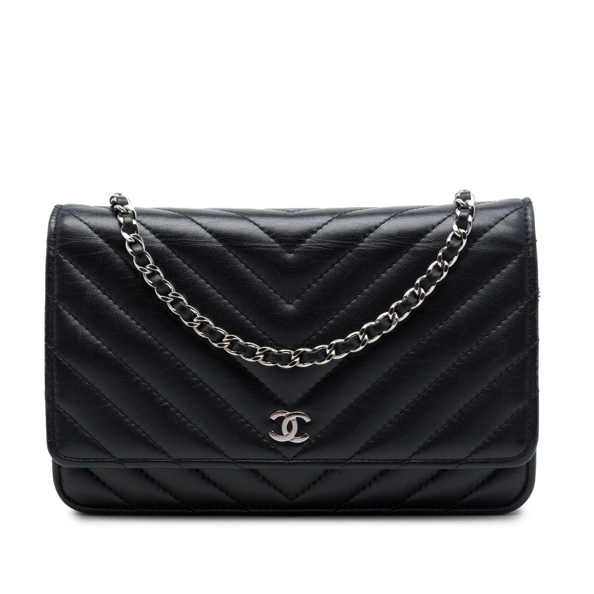 Wallet On Chain Timeless/Classique pony-style calfskin handbag