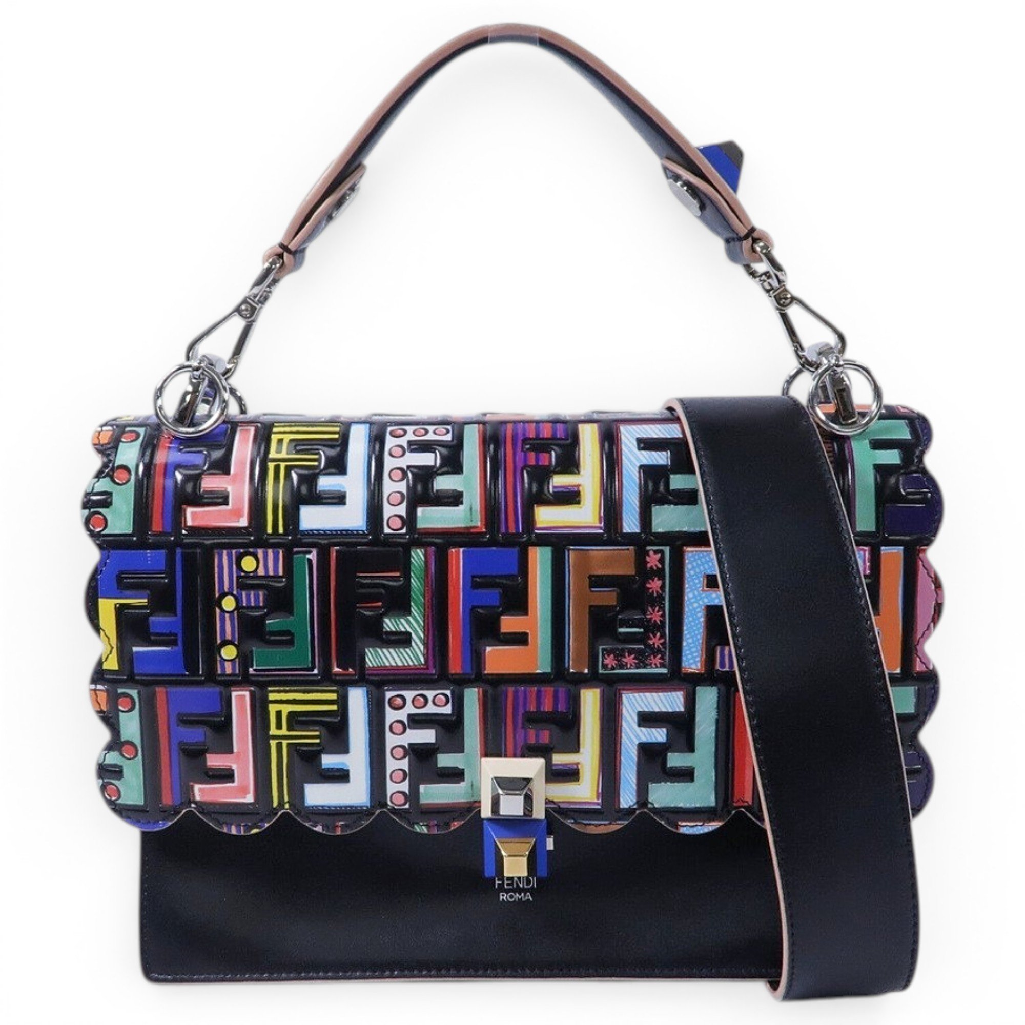 Peekaboo leather handbag