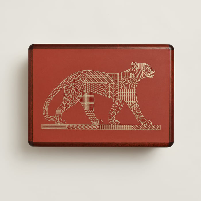 Cuivre Casaque Panthera Deco Watch Box