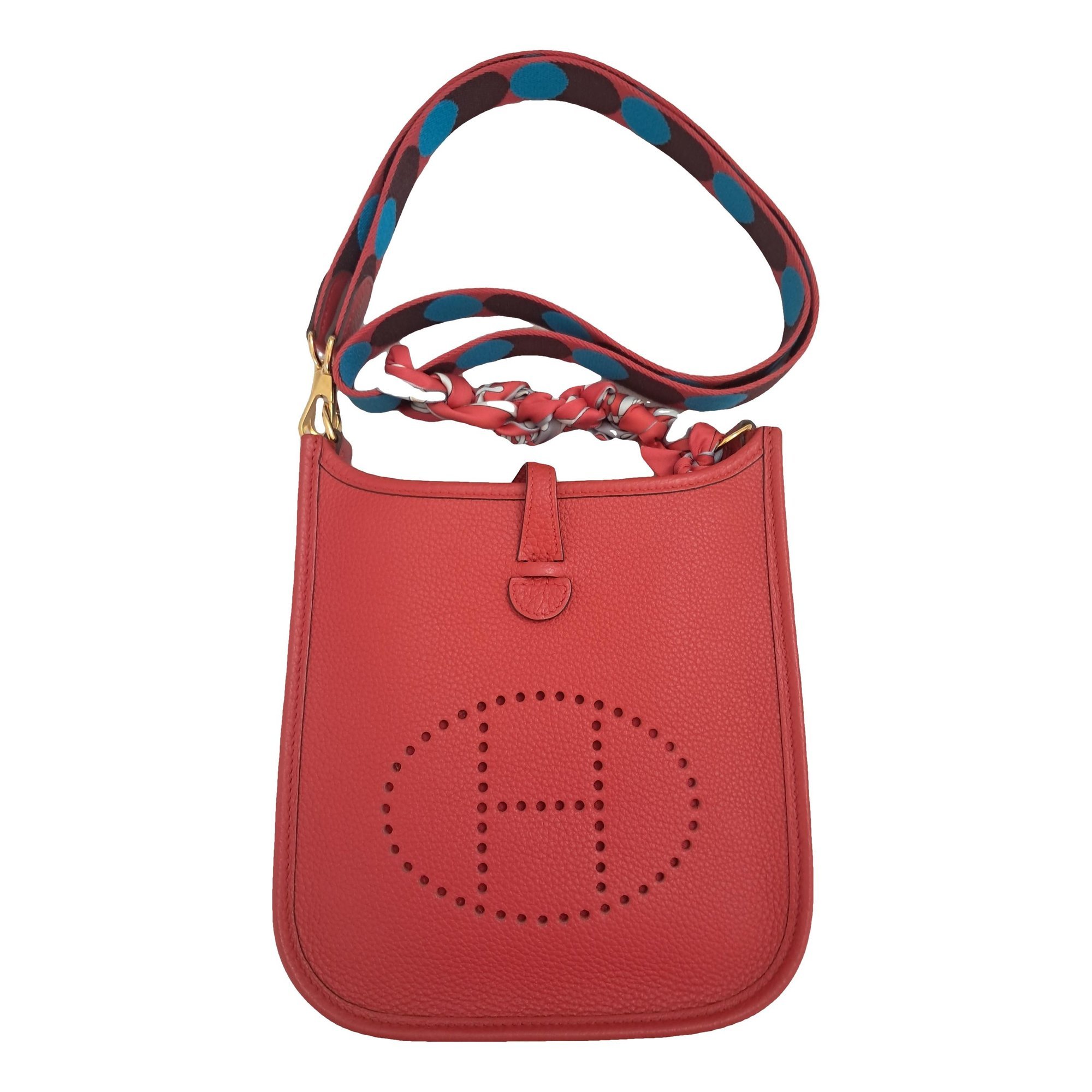 Mini Evelyne leather crossbody bag