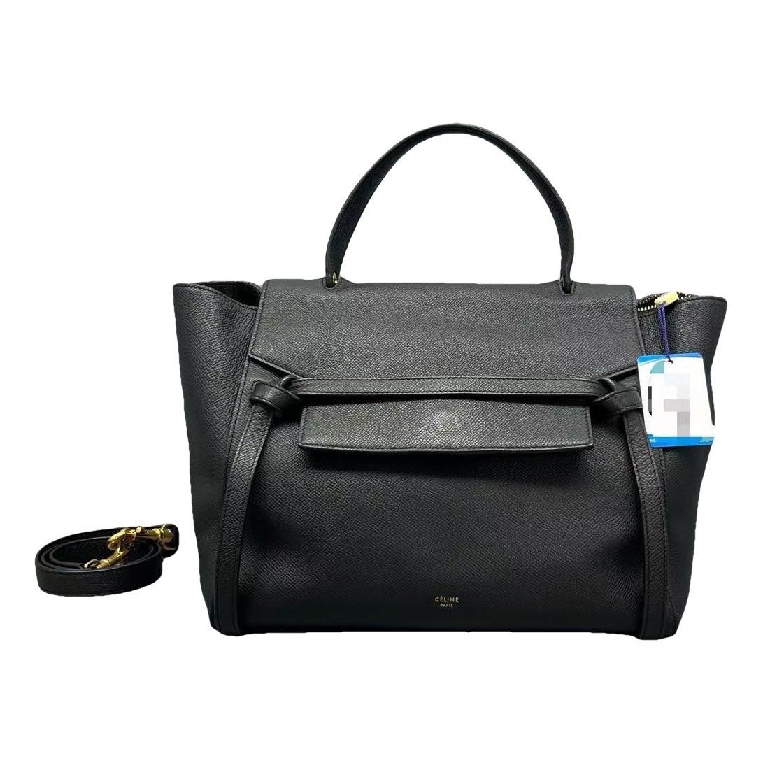 Belt leather handbag