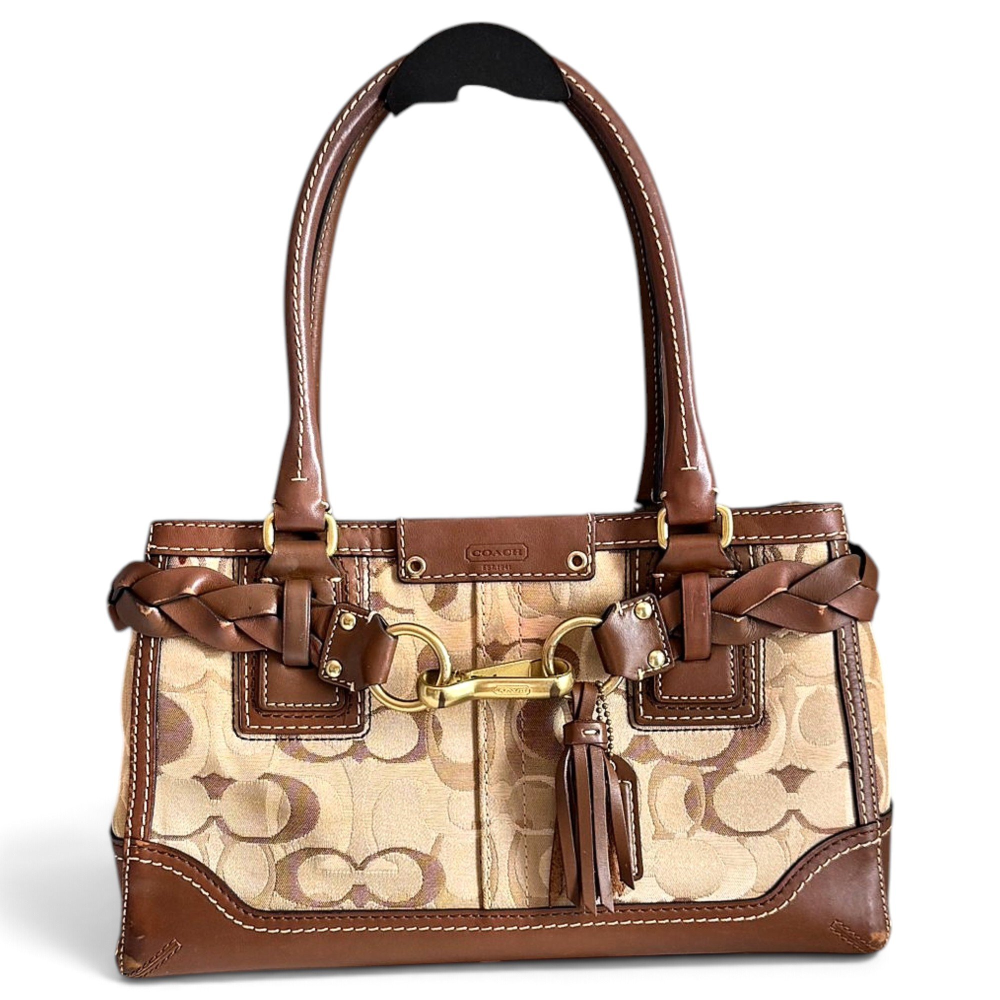 Signature Sufflette leather handbag