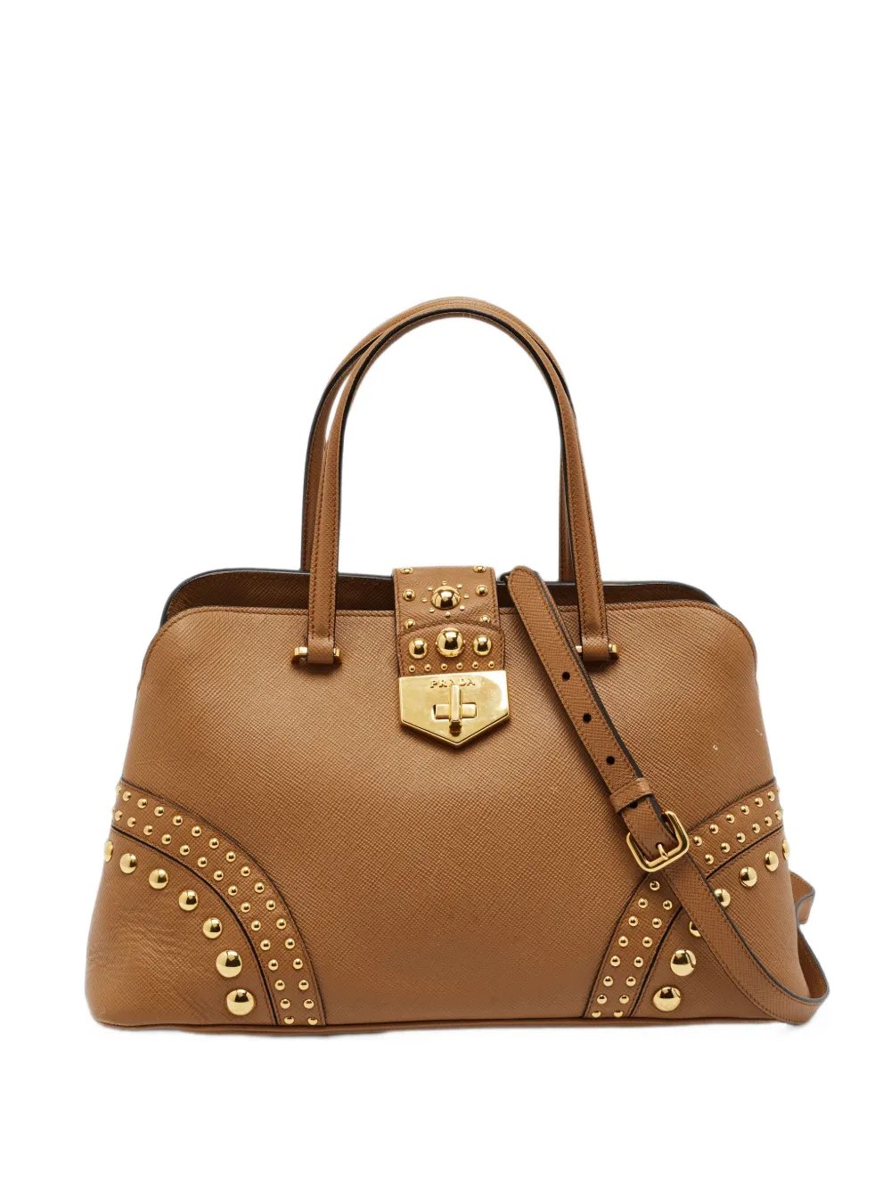 Promenade studded tote bag