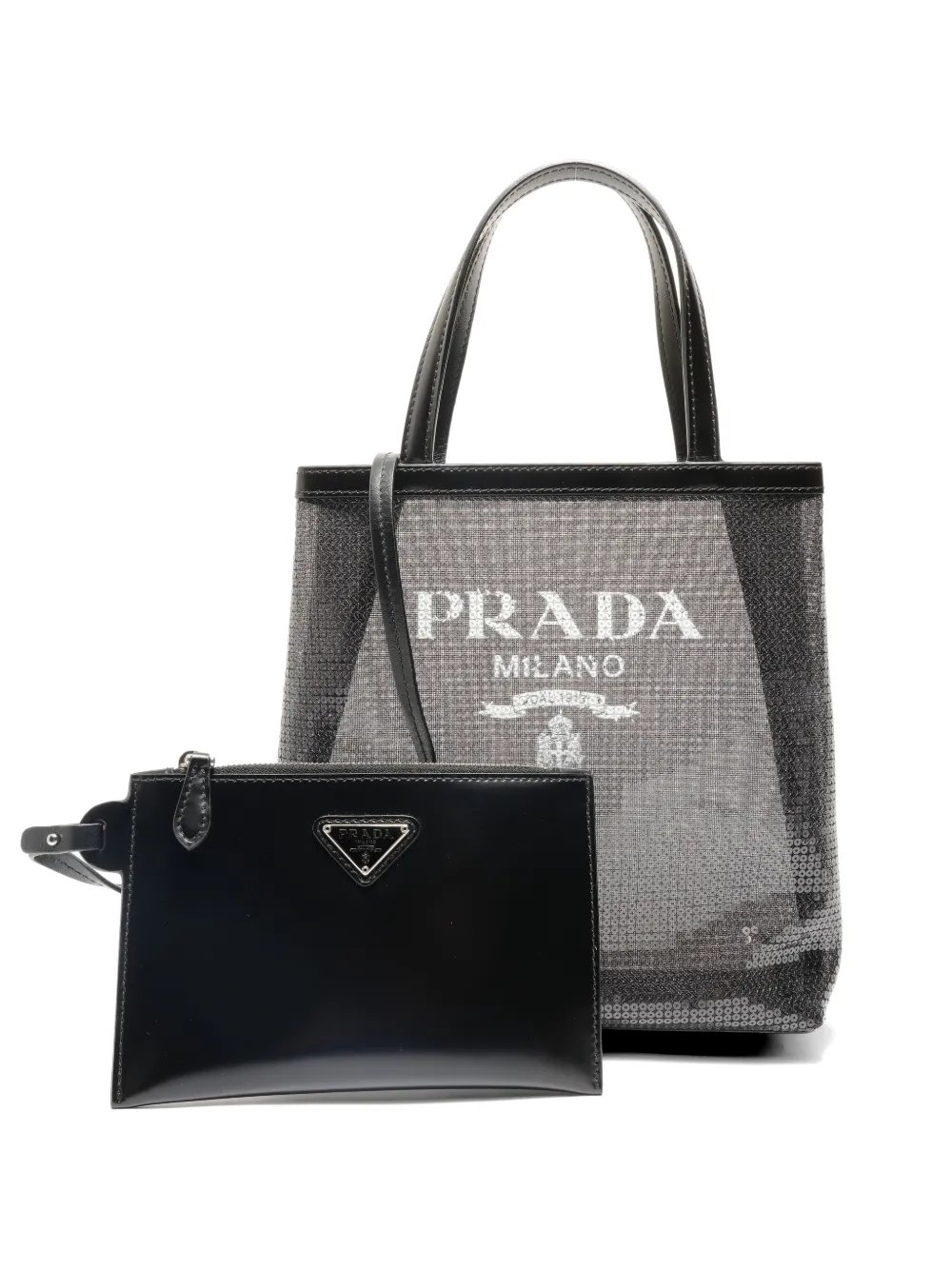 2022 sequin mesh tote bag