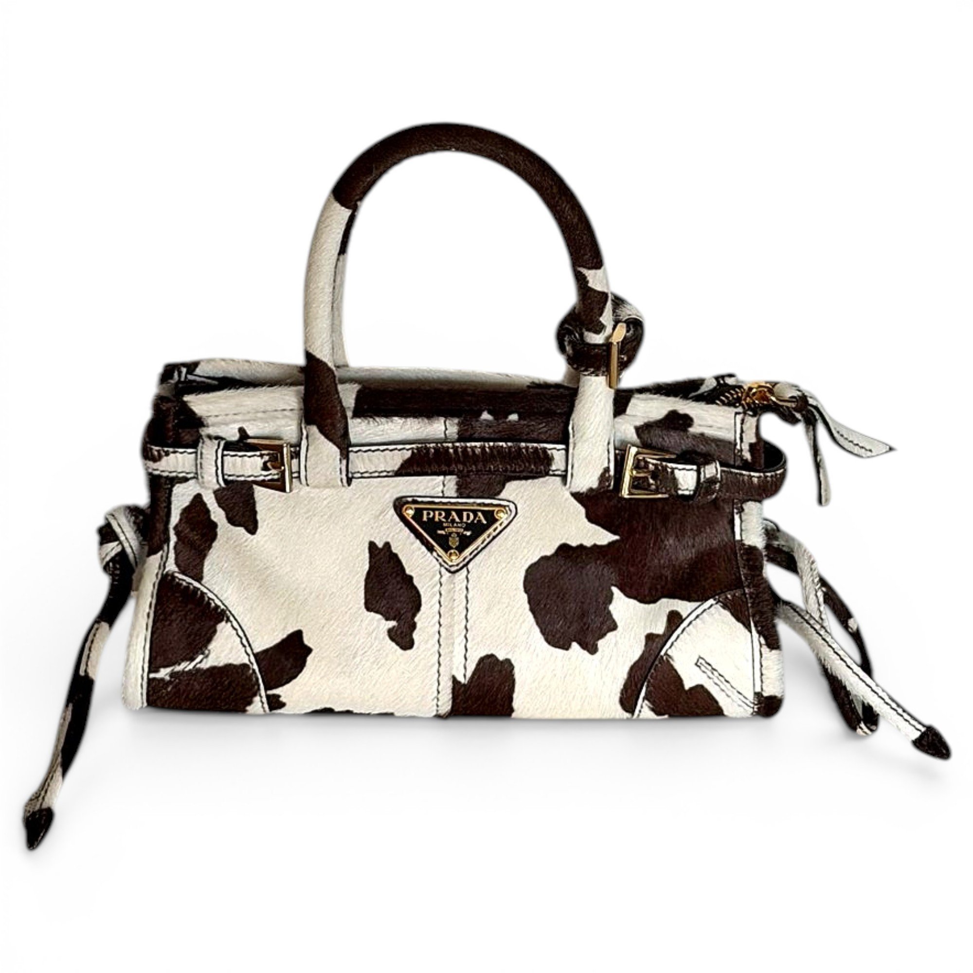Prada Pocket pony-style calfskin handbag
