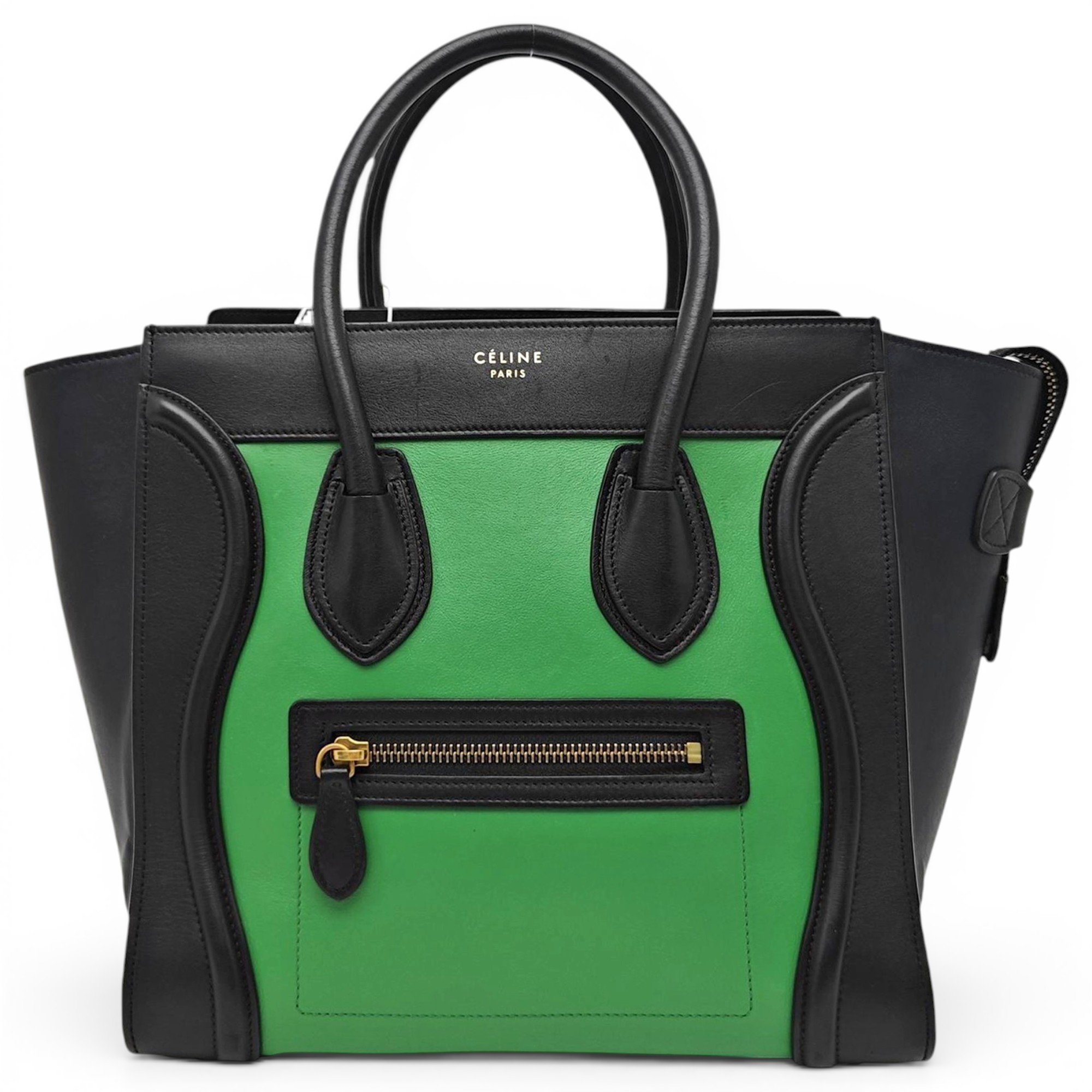 Luggage leather handbag