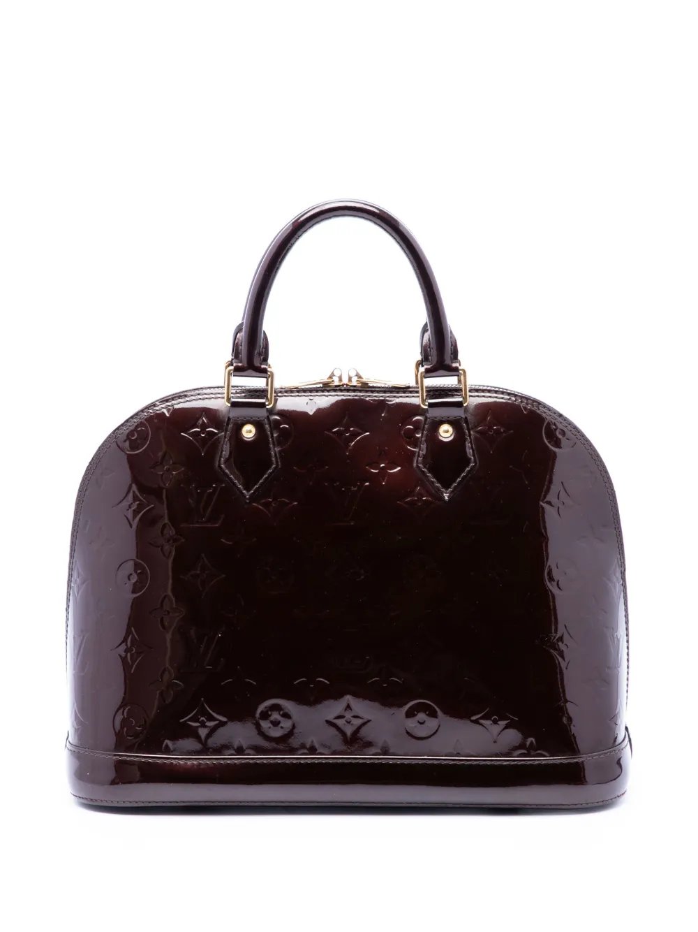 2012 Monogram Vernis Alma PM handbag