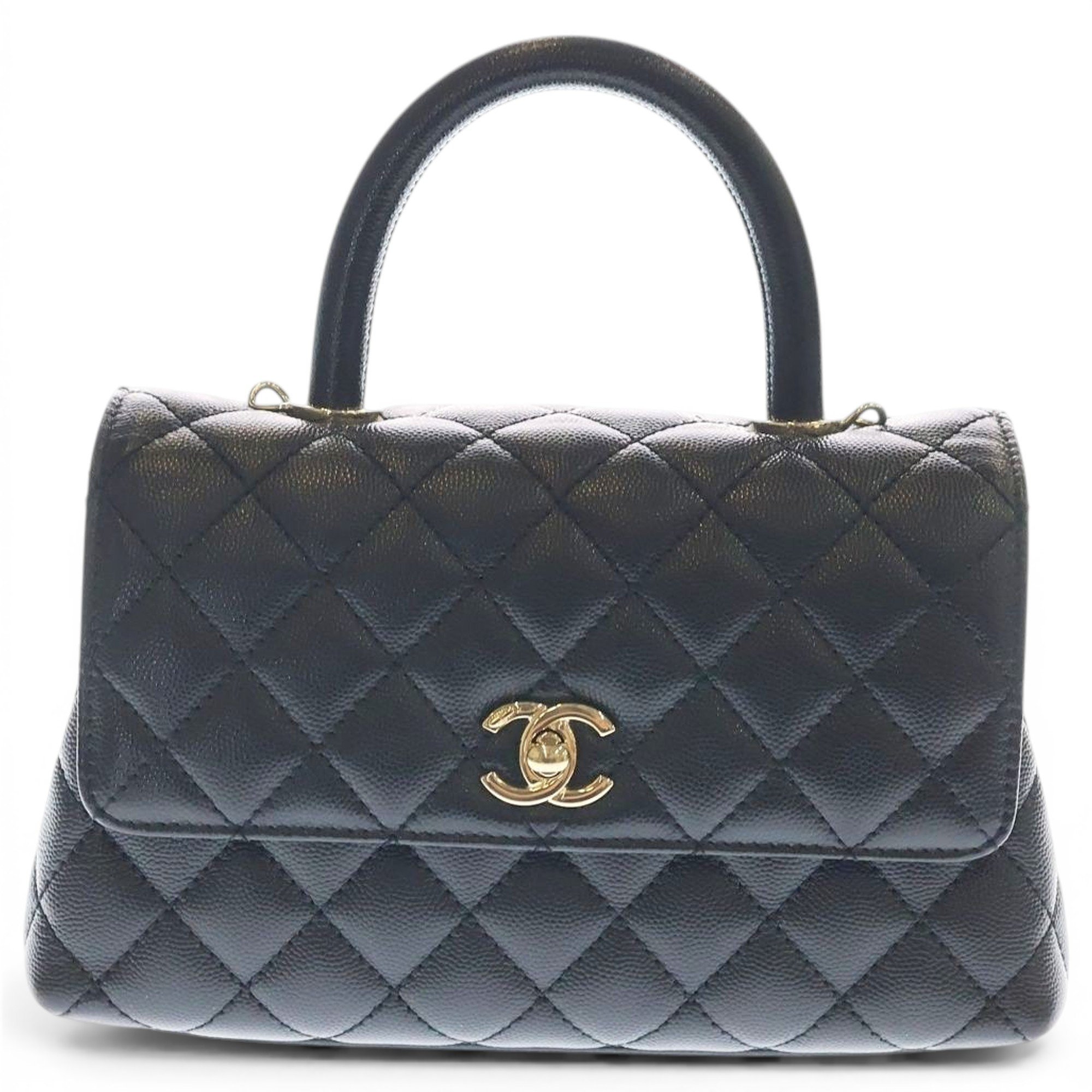 Coco Handle leather handbag