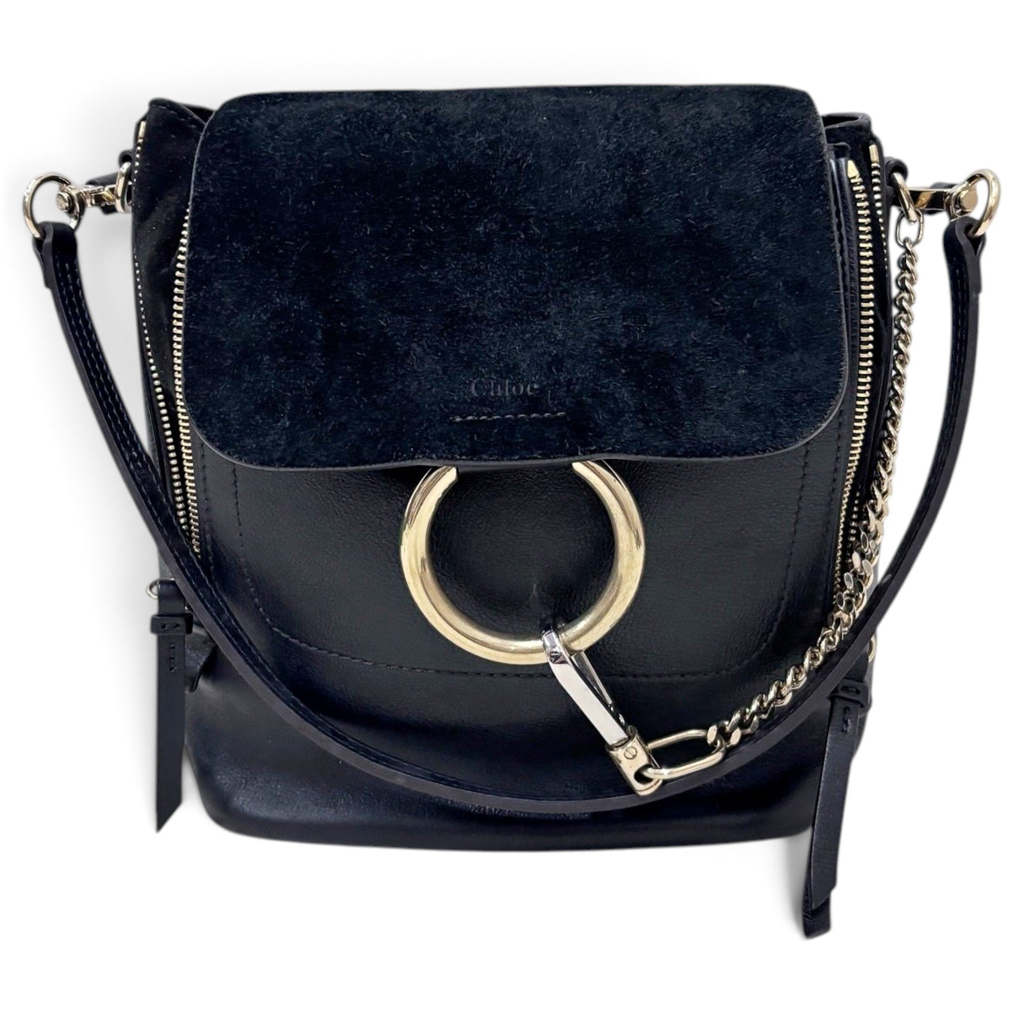 Faye leather backpack