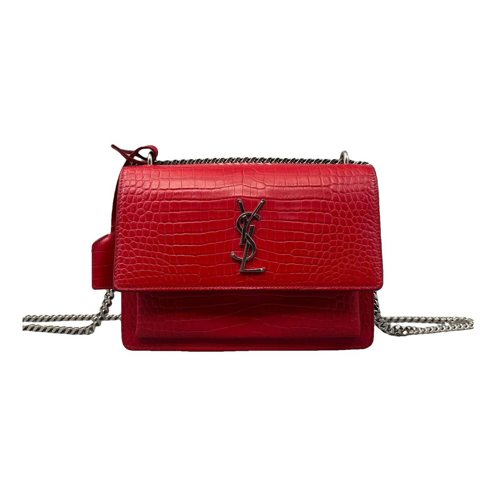 Sunset leather handbag