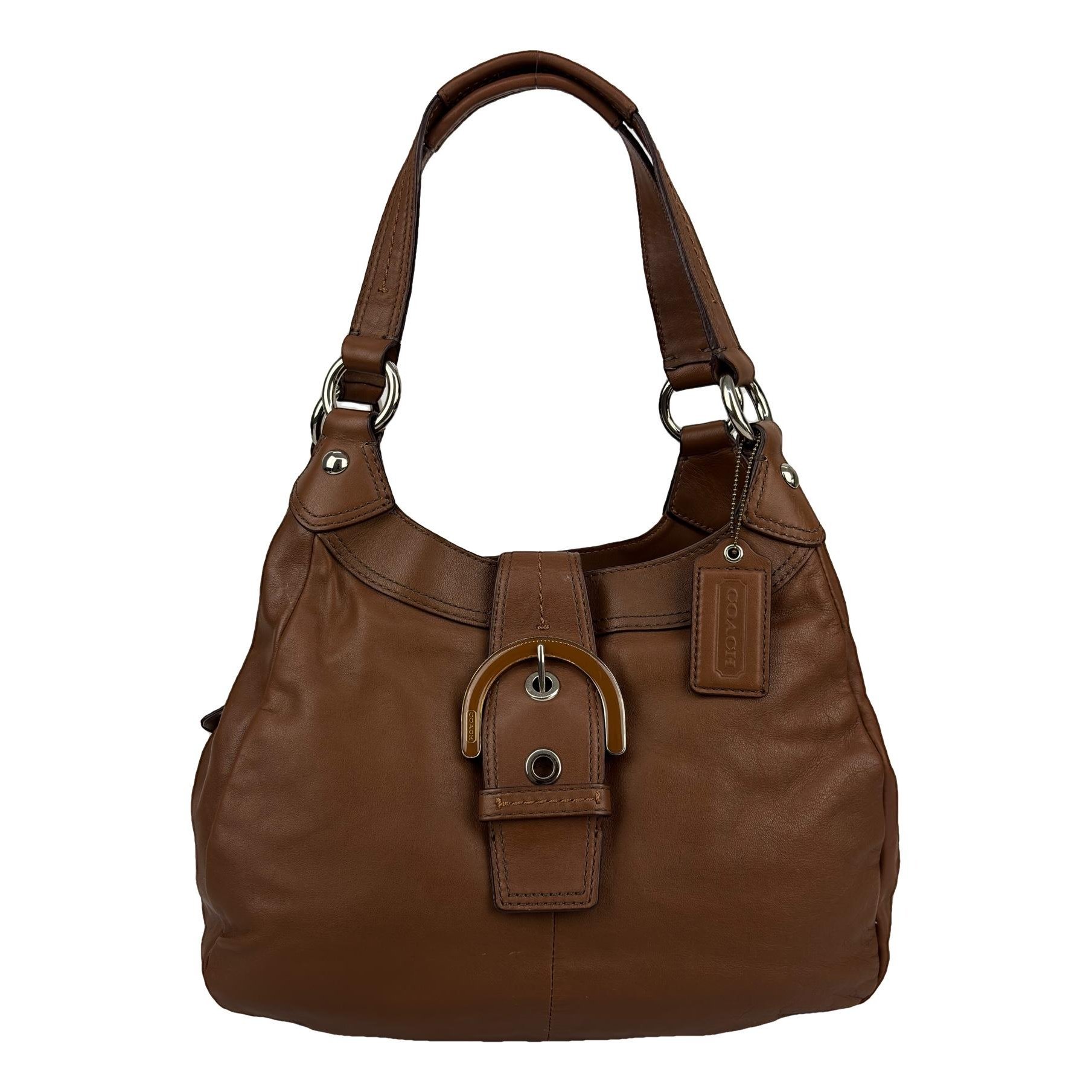 Signature Sufflette leather handbag