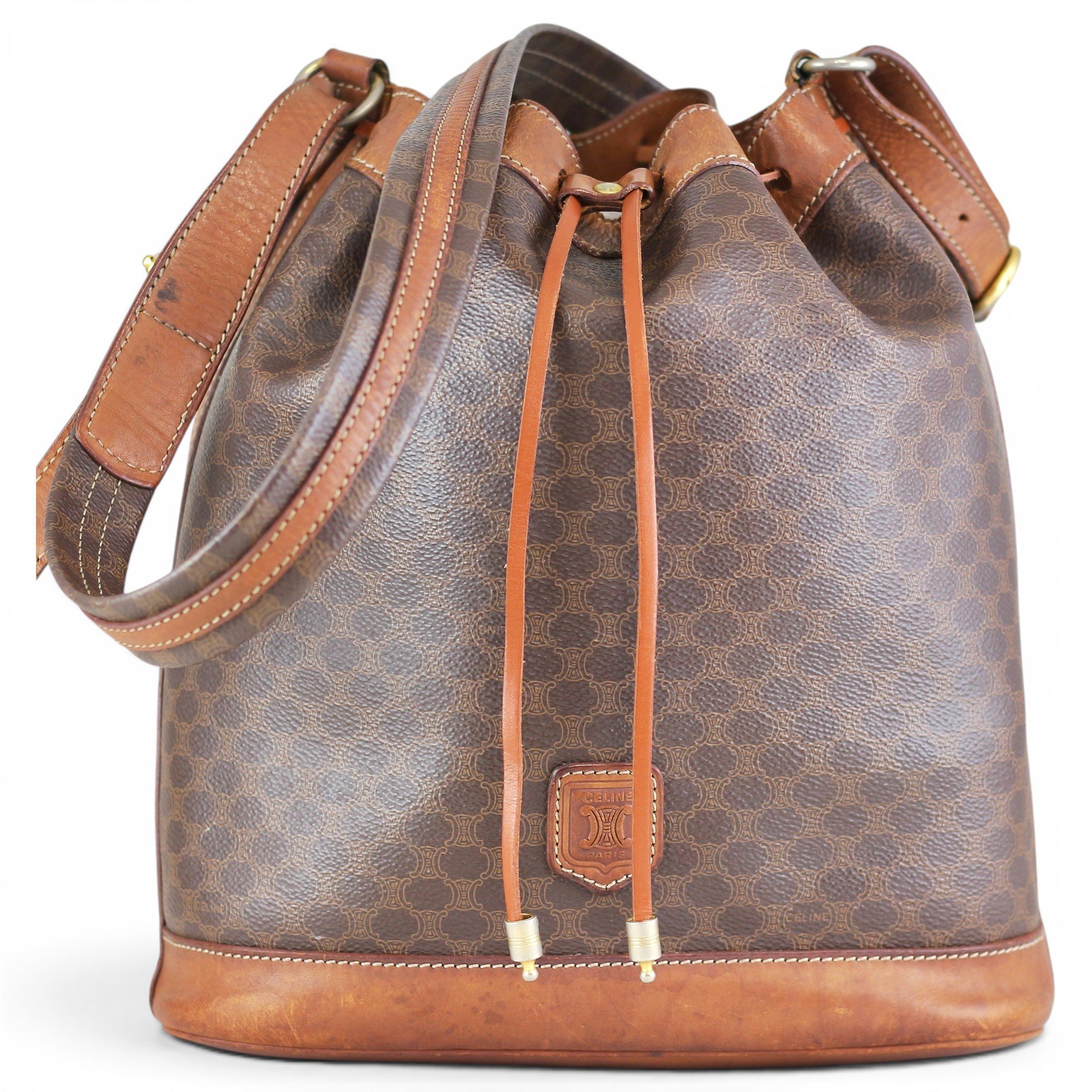 SAC SEAU leather handbag