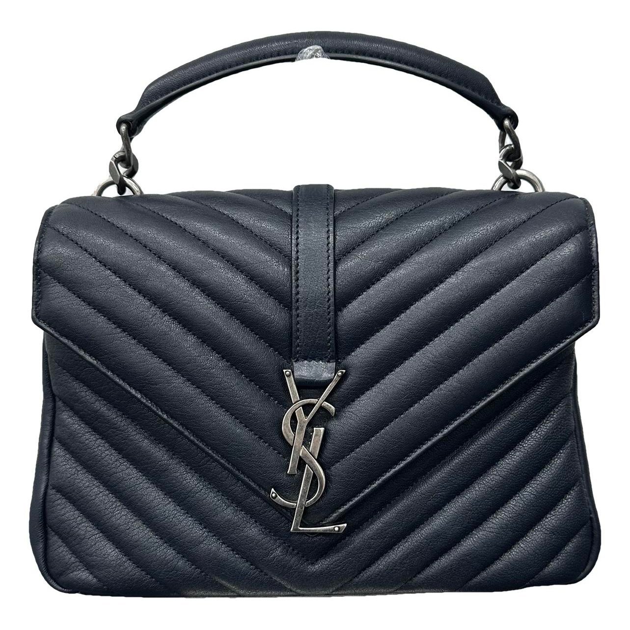 Collége monogramme leather handbag