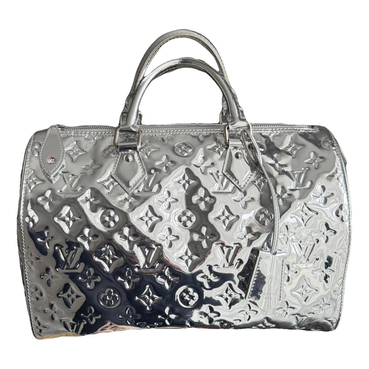 Speedy vinyl handbag