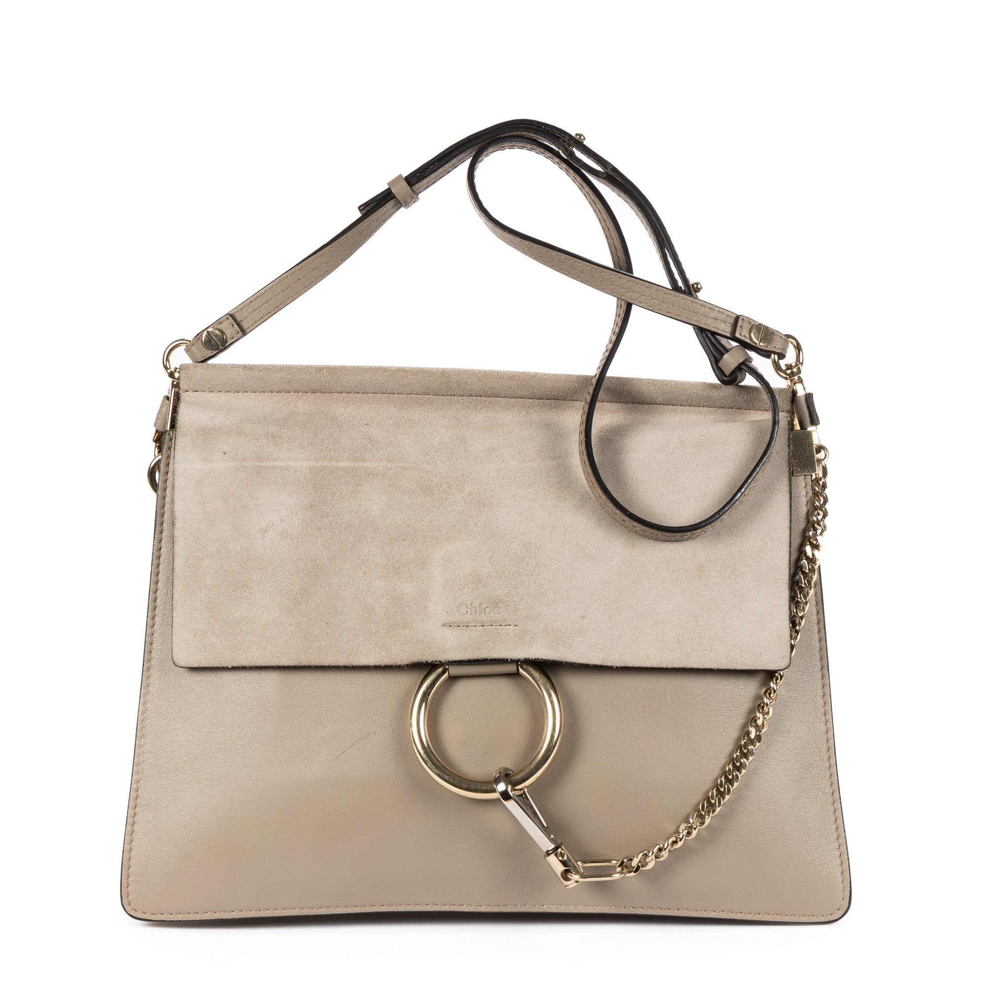 Faye leather handbag