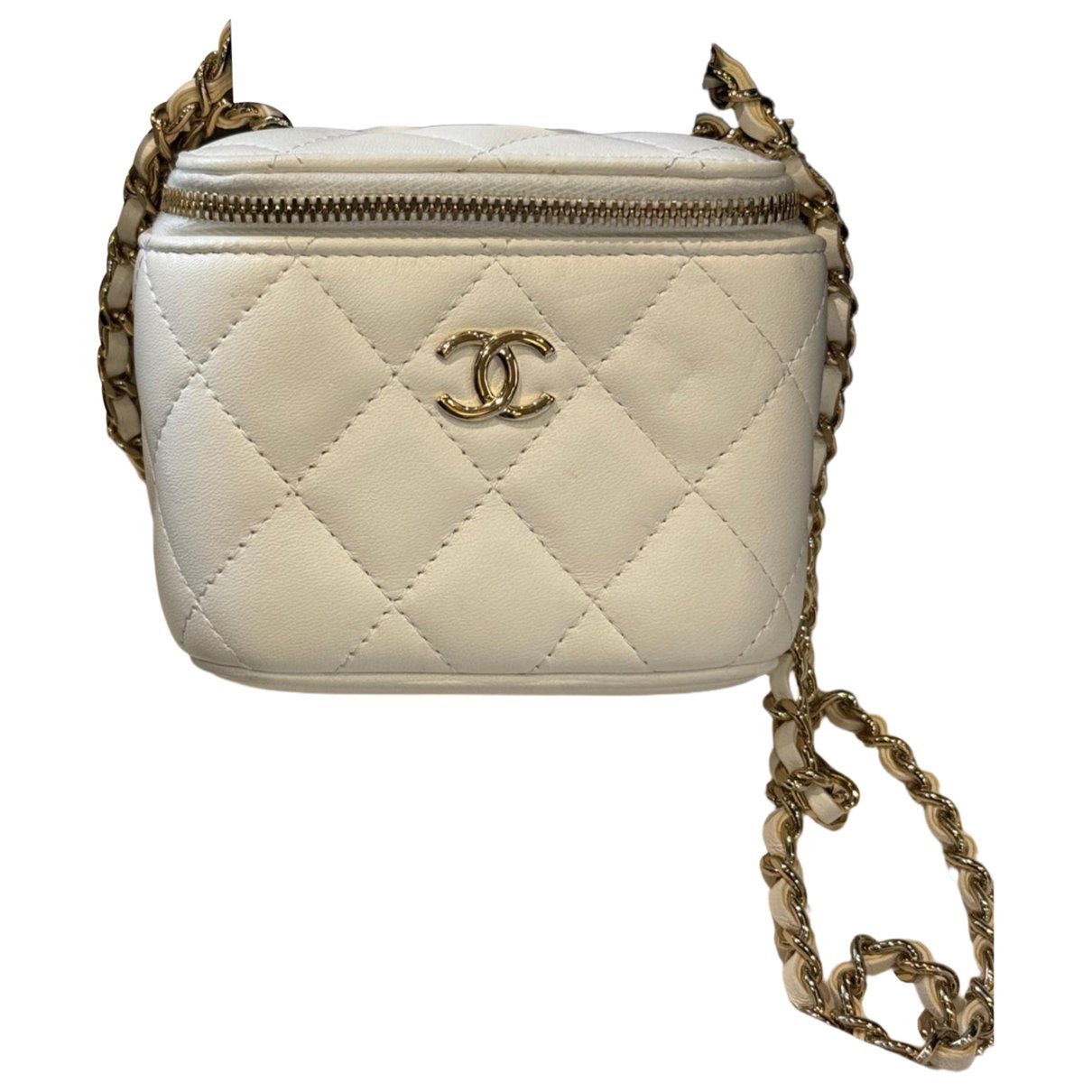 Trendy CC Vanity leather handbag