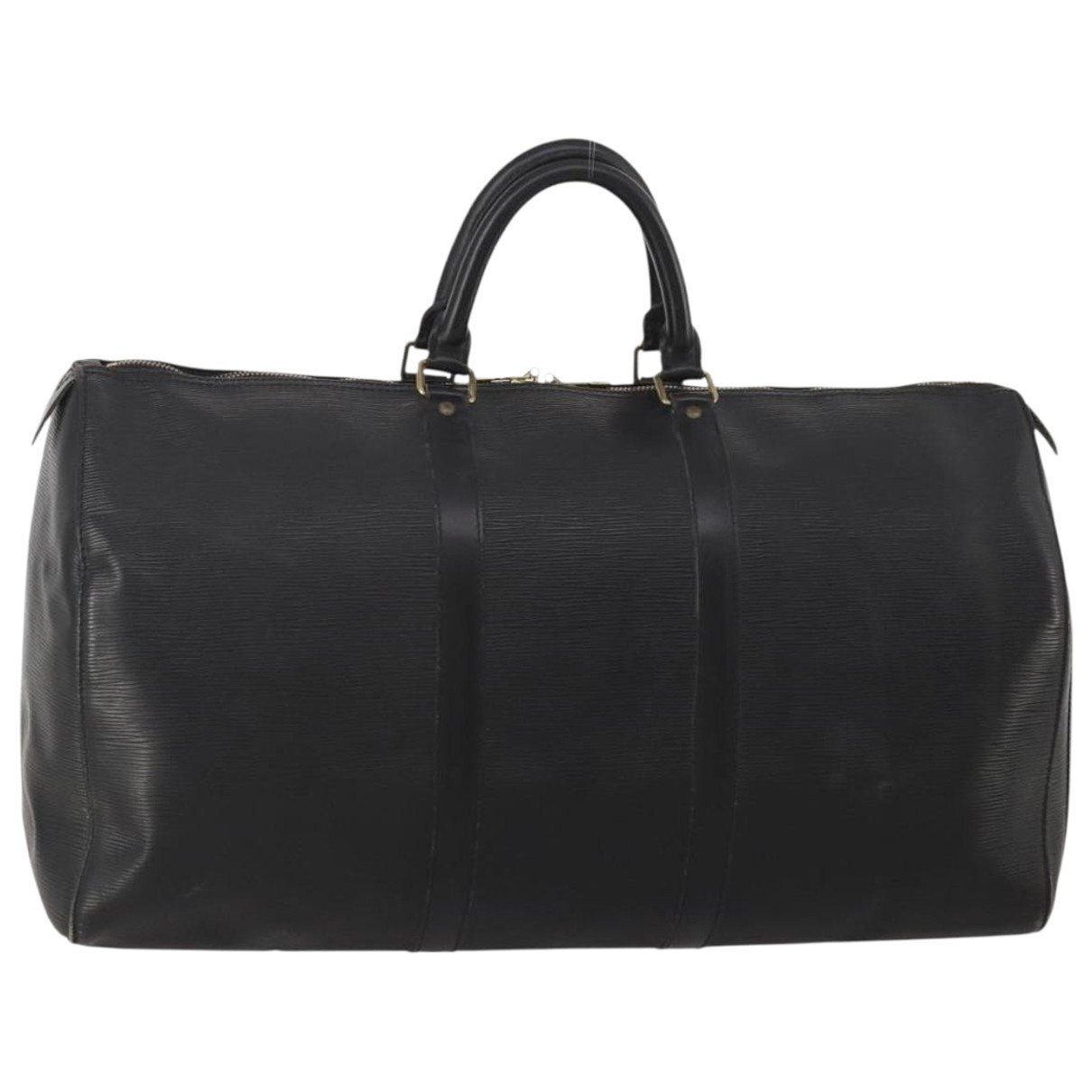 Keepall leather travel bag