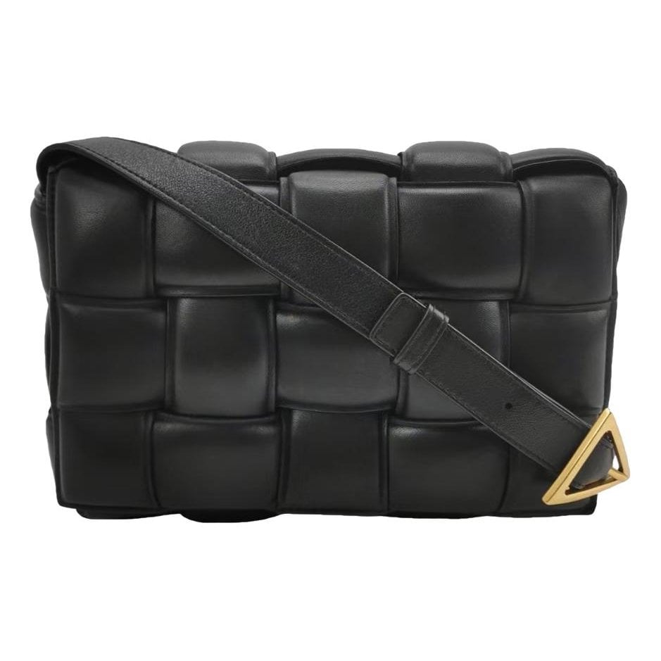 Cassette leather handbag