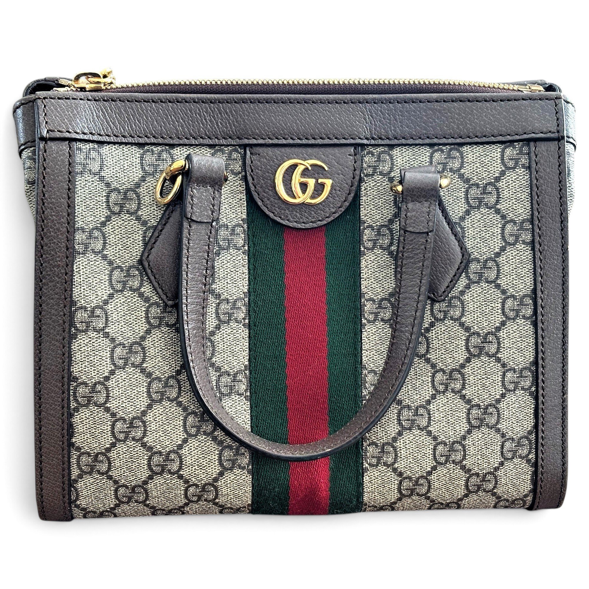 Ophidia leather handbag