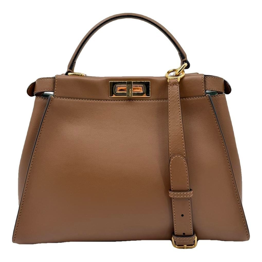 Peekaboo leather handbag