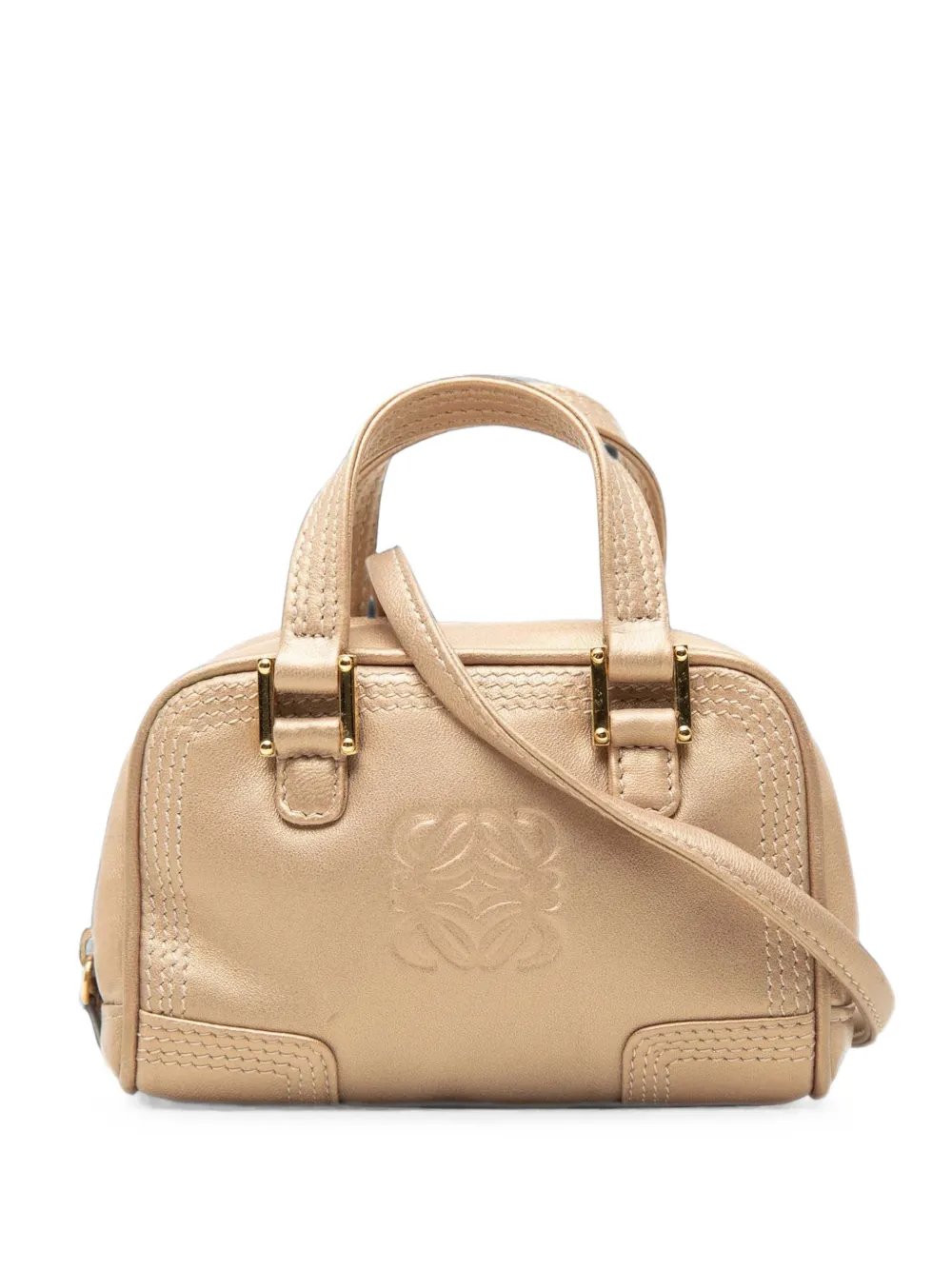2008 Micro Metallic Leather Amazona satchel