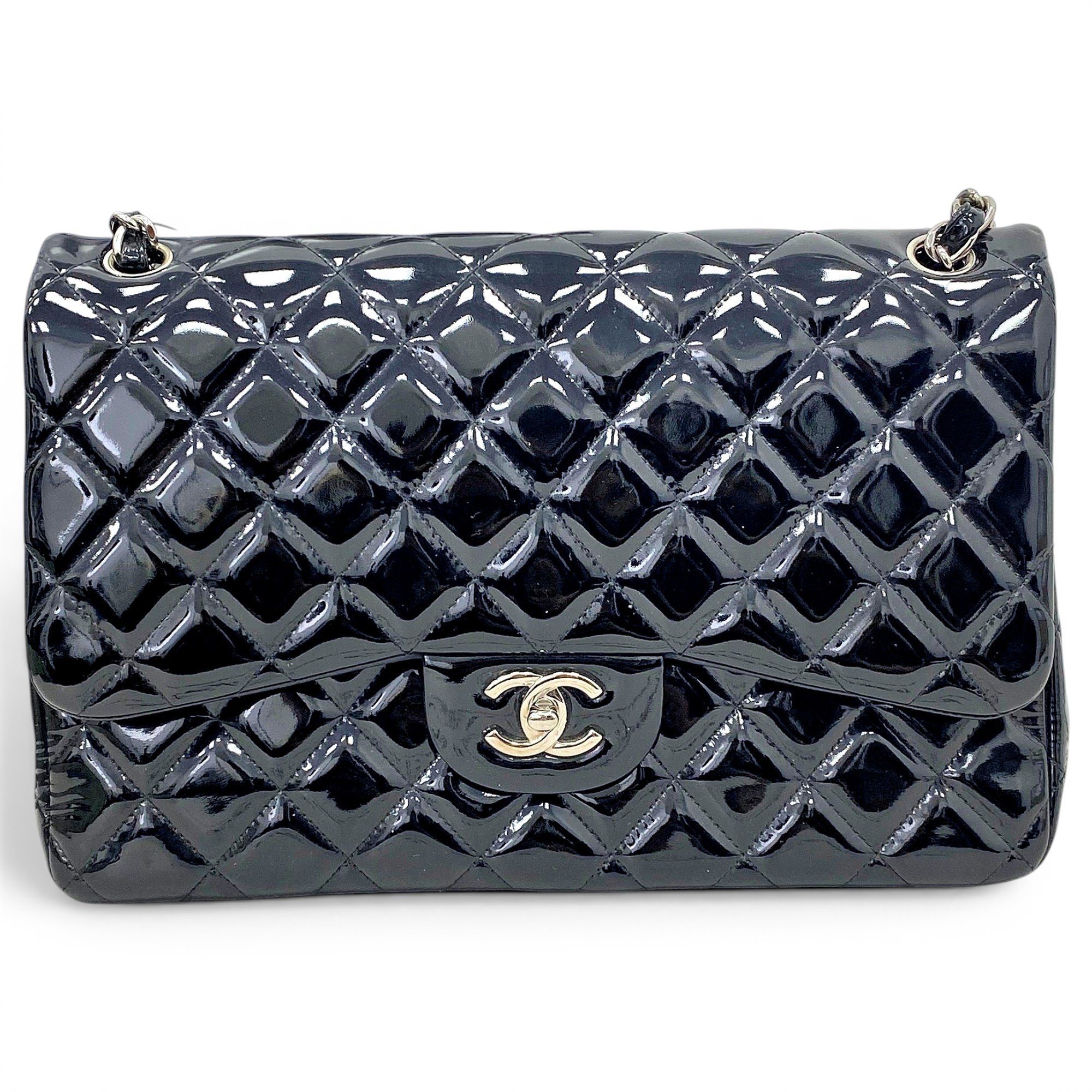 Timeless/Classique patent leather handbag