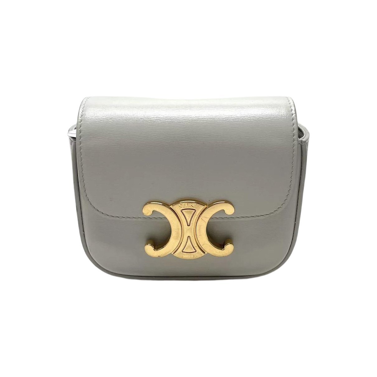 Triomphe leather handbag