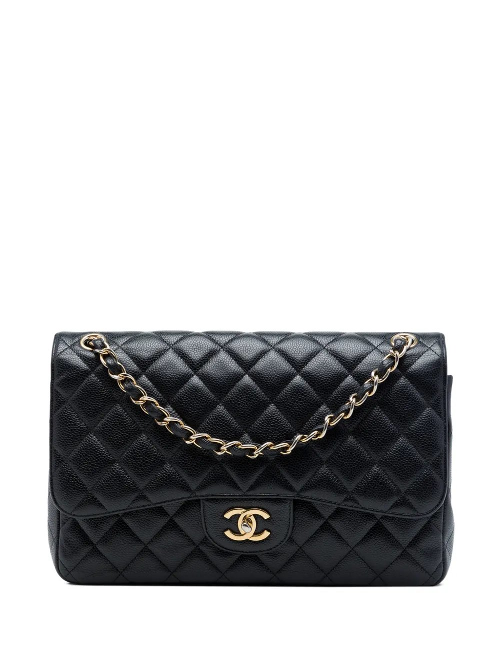 2011 Jumbo Classic Caviar Double Flap shoulder bag