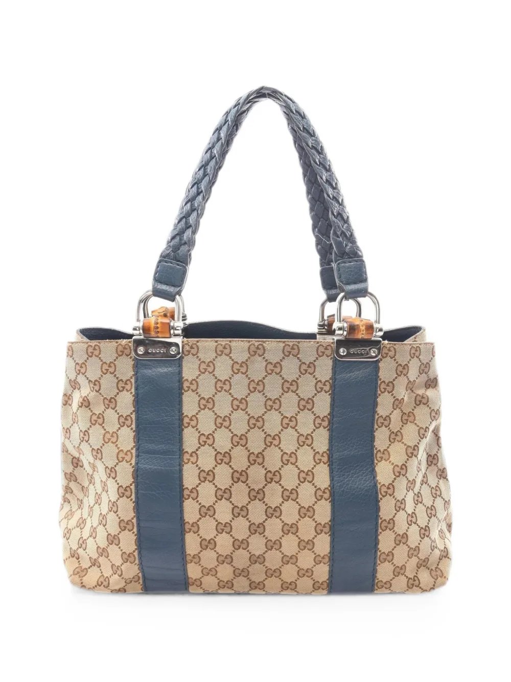 2000s Bamboo GG canvas tote bag