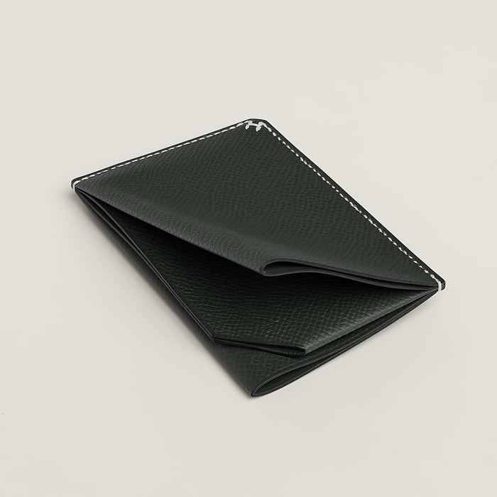 Vert Foncé H Sellier Card Holder