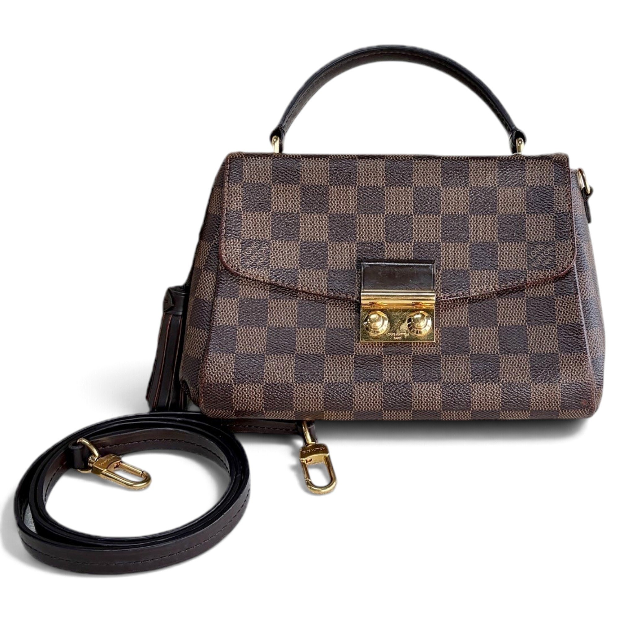 Croisette leather handbag