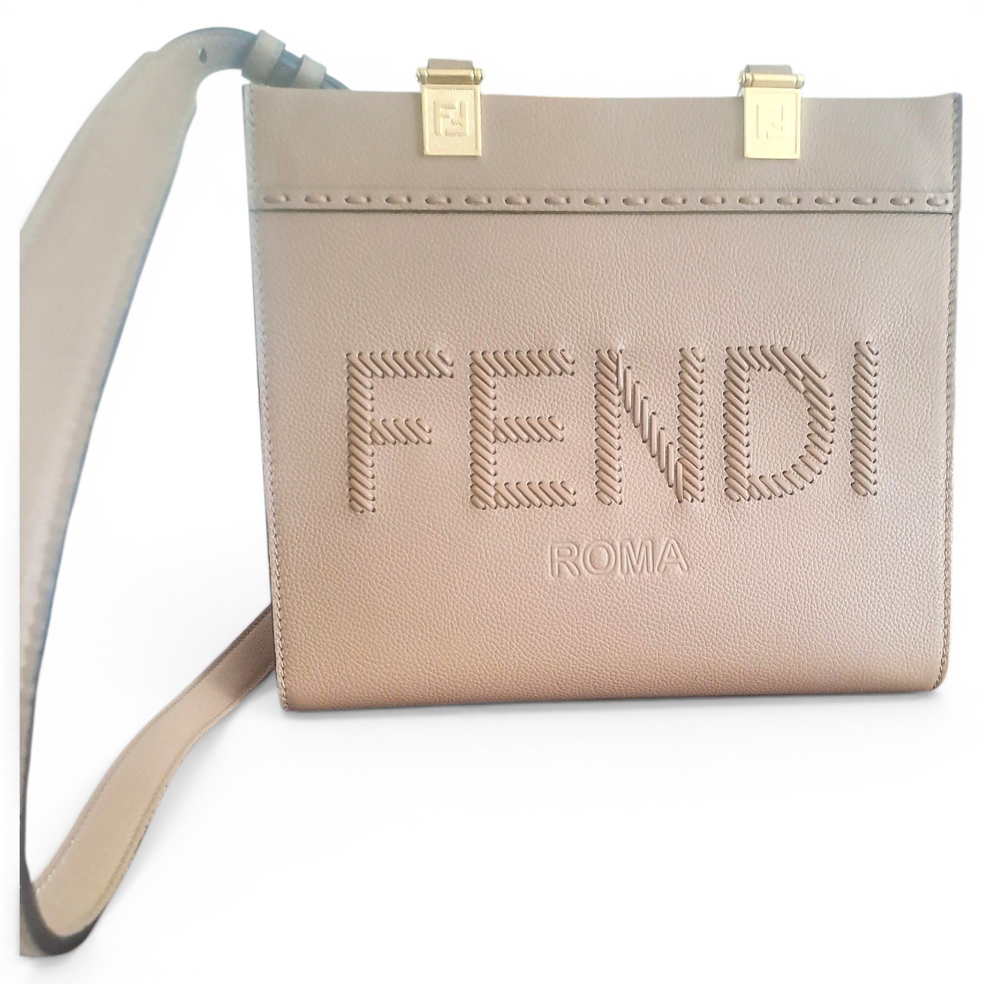 Leather tote