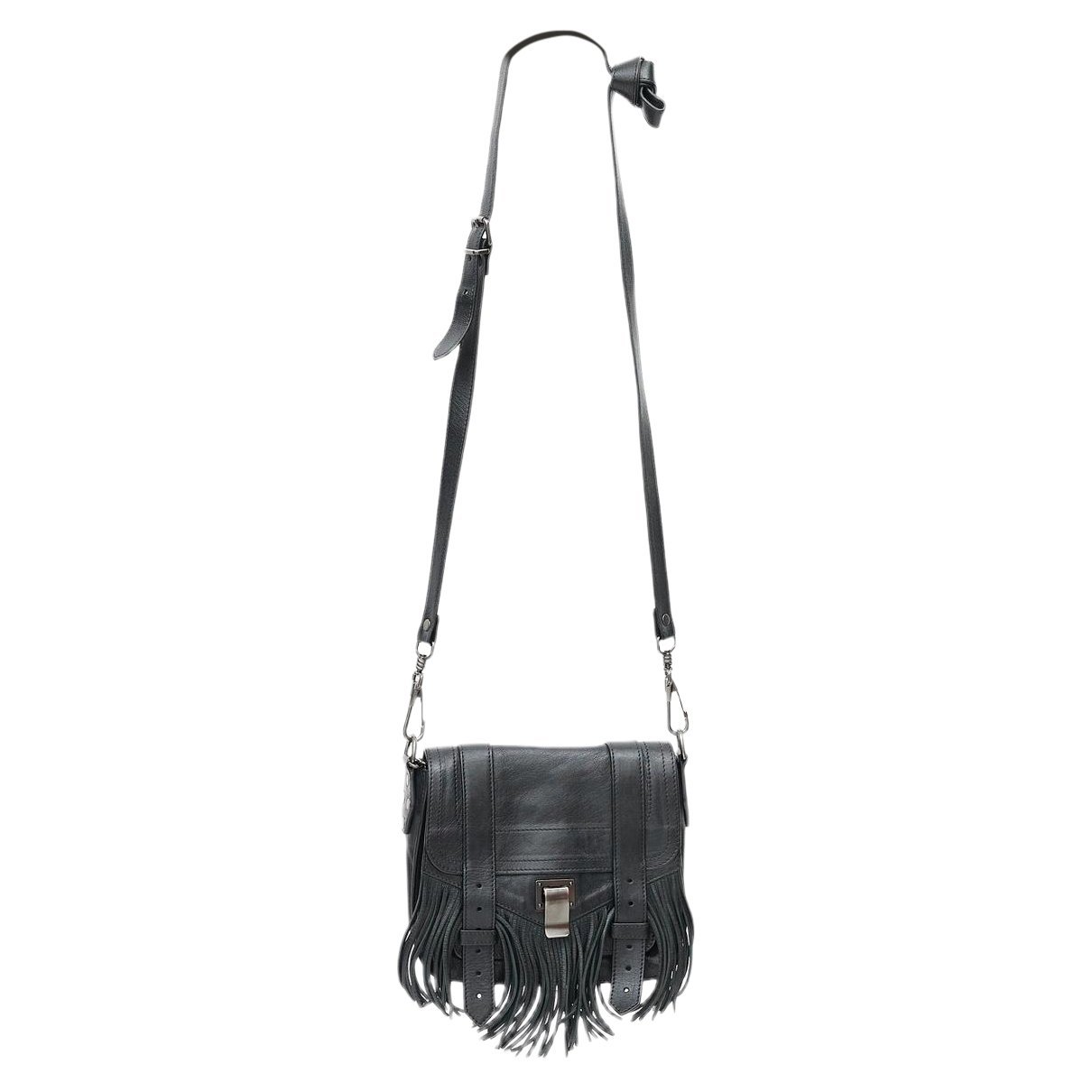 Leather crossbody bag