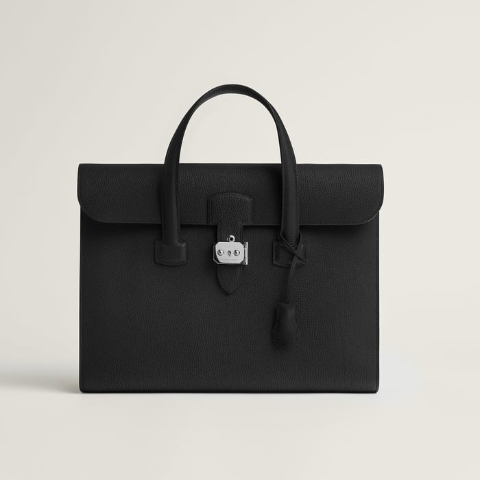 Noir Sac a Depeches Light 1-36 Briefcase