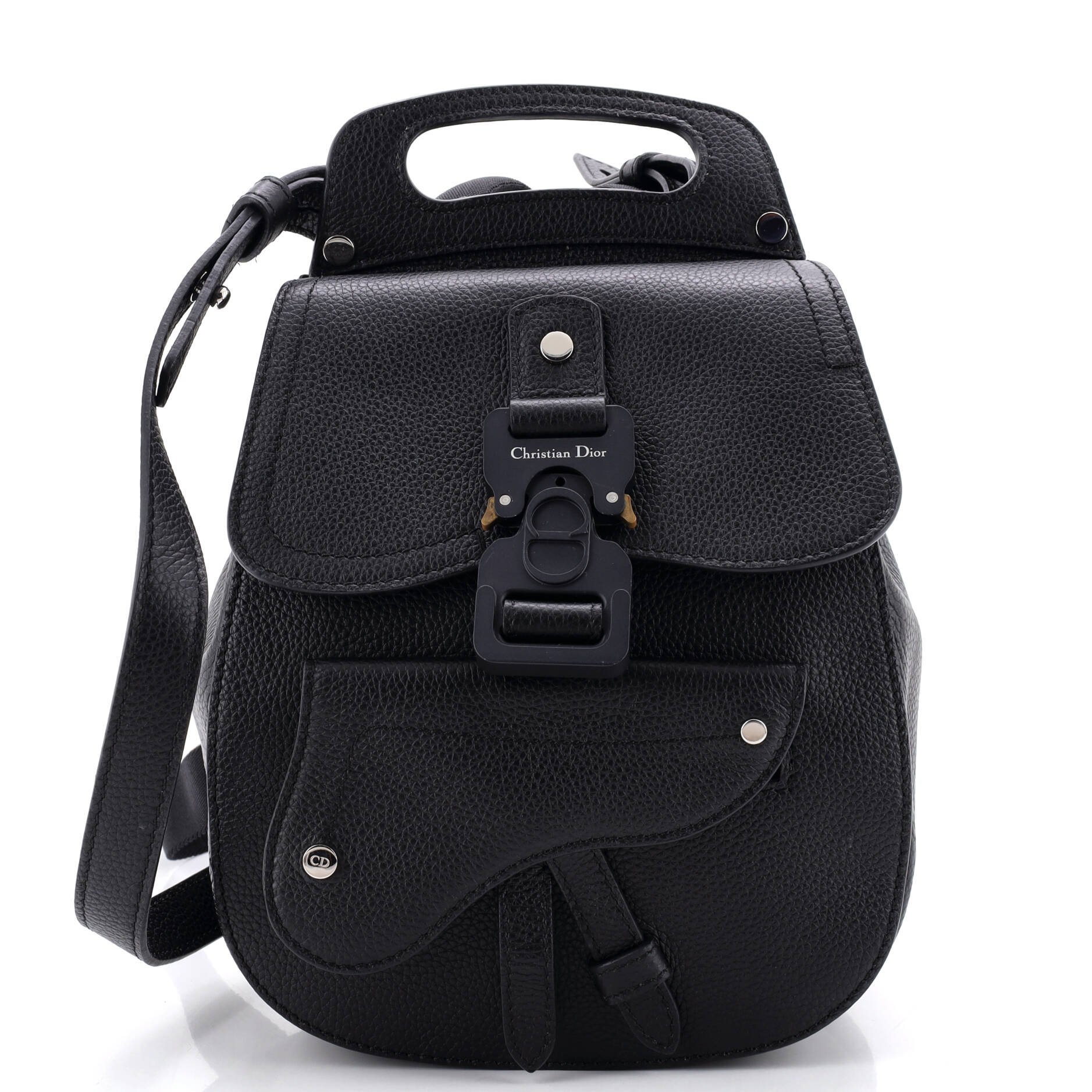 Saddle Backpack Leather Mini