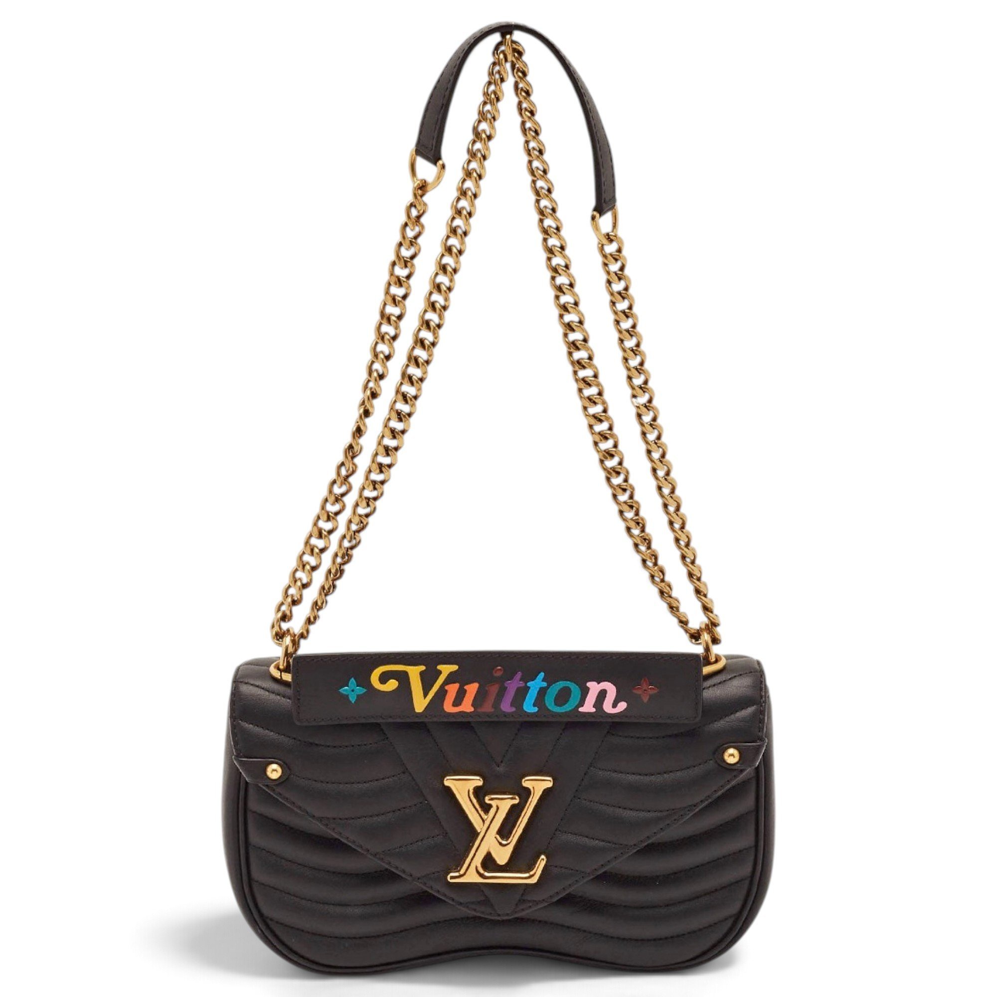 New Wave leather handbag