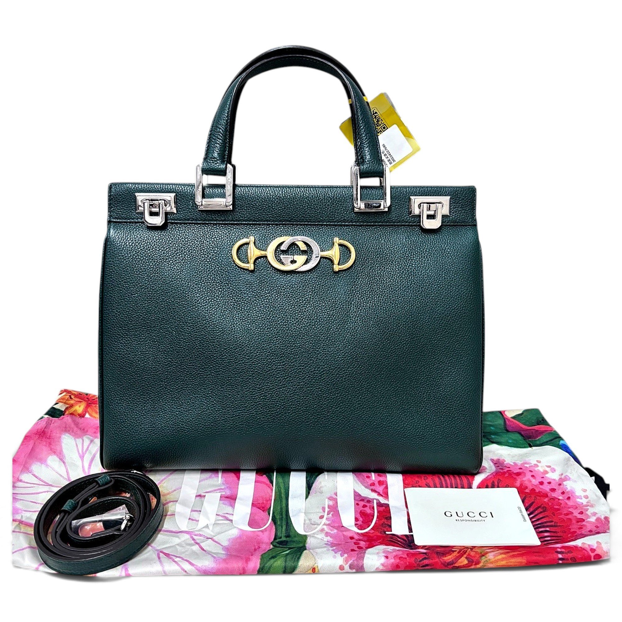 Zumi leather handbag