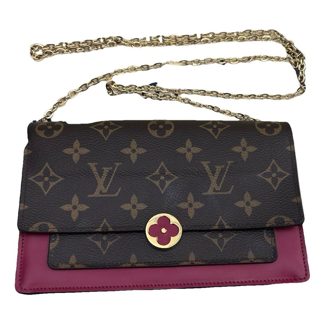 Flore chain leather handbag