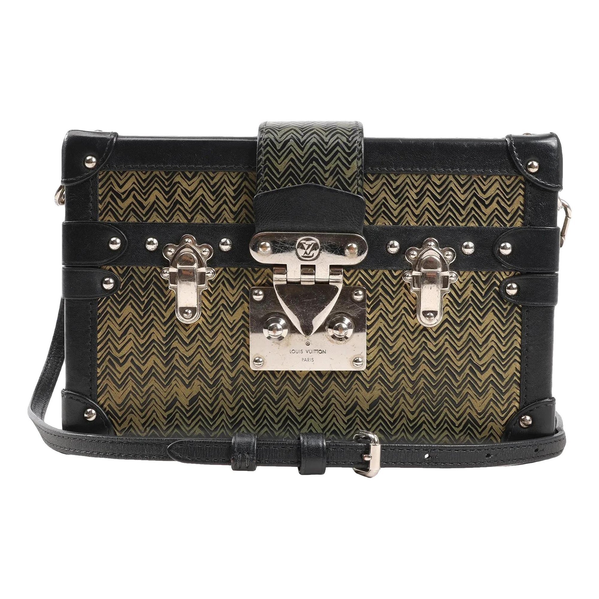 Louis Vuitton Petite Malle leather handbag