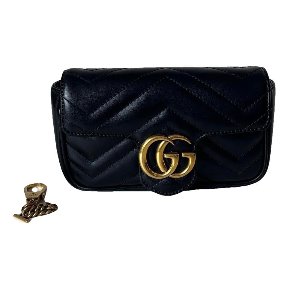 GG Marmont Flap leather crossbody bag