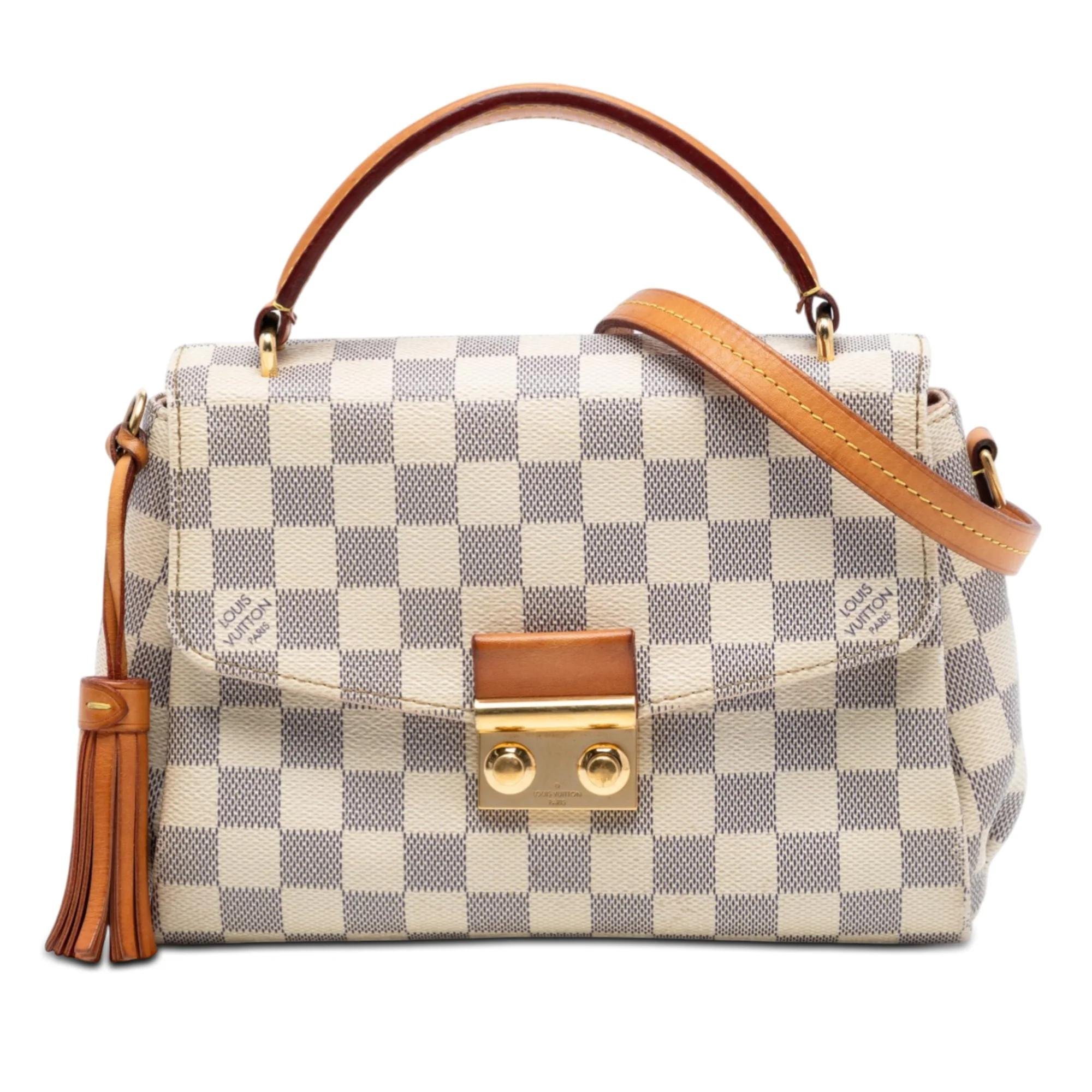 Croisette leather satchel
