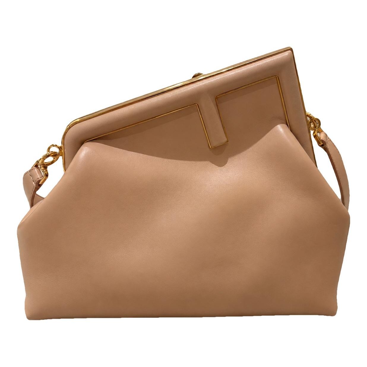 First leather handbag