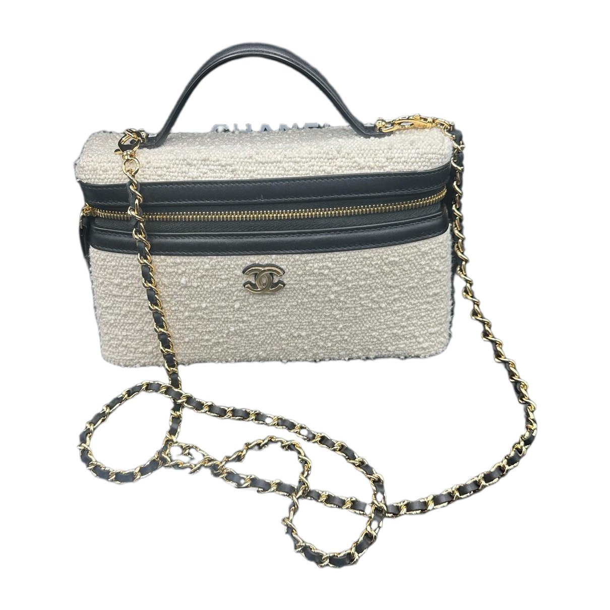 Vanity tweed handbag