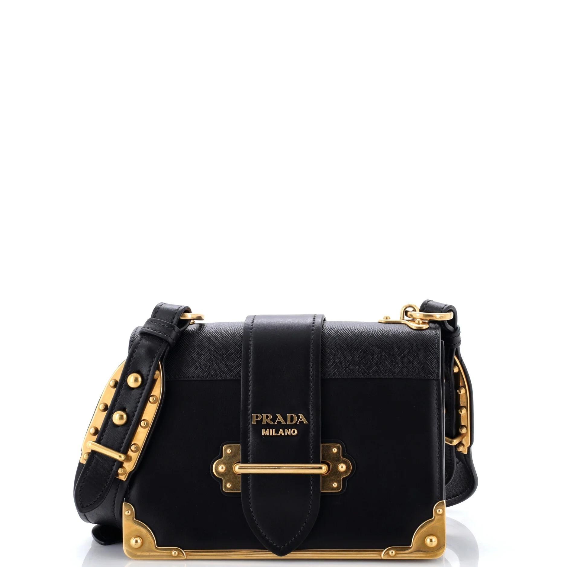 Cahier leather crossbody bag